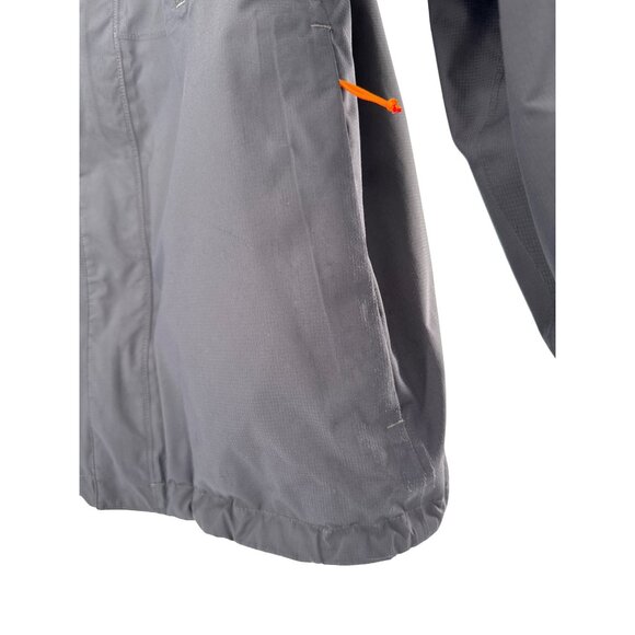 The North Face Mens HyVent Gray Jacket Removable Hood Shell only Size L - Picture 4 of 15